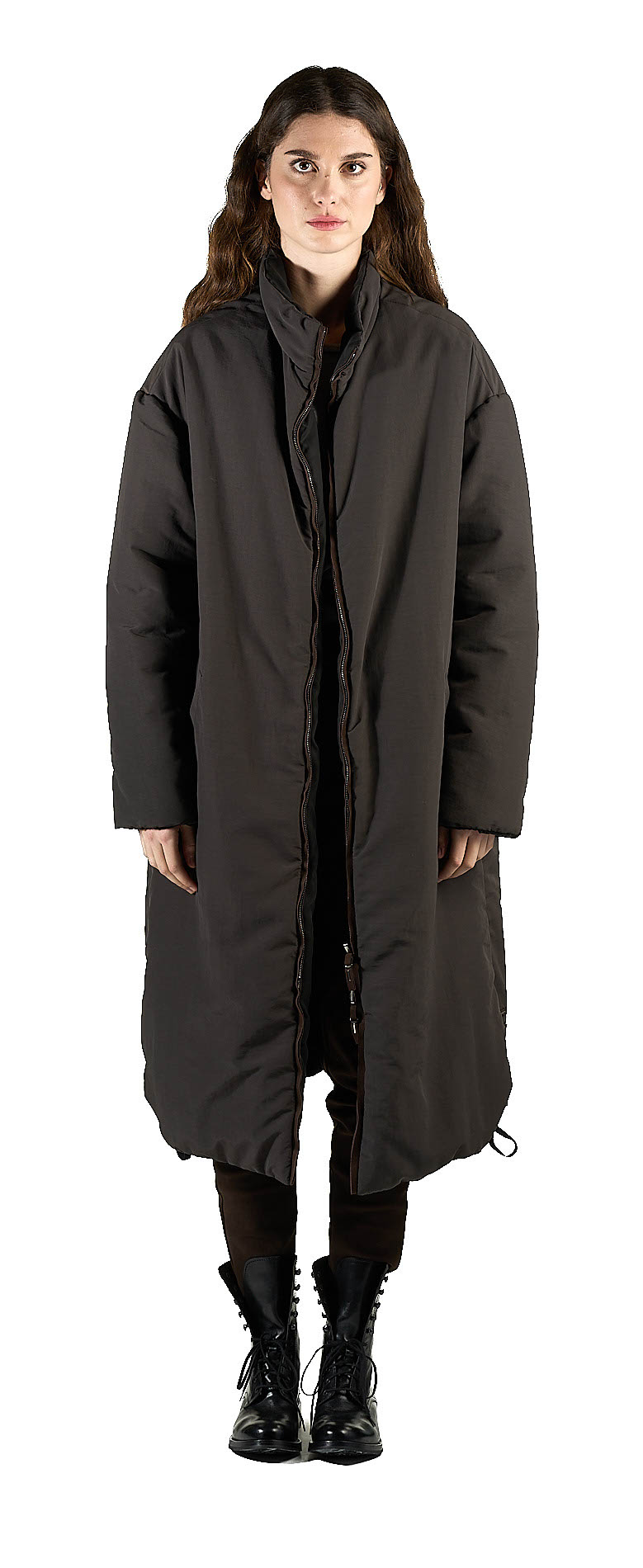 DANIELE BASTA LEATHER AND SILVER JACKET